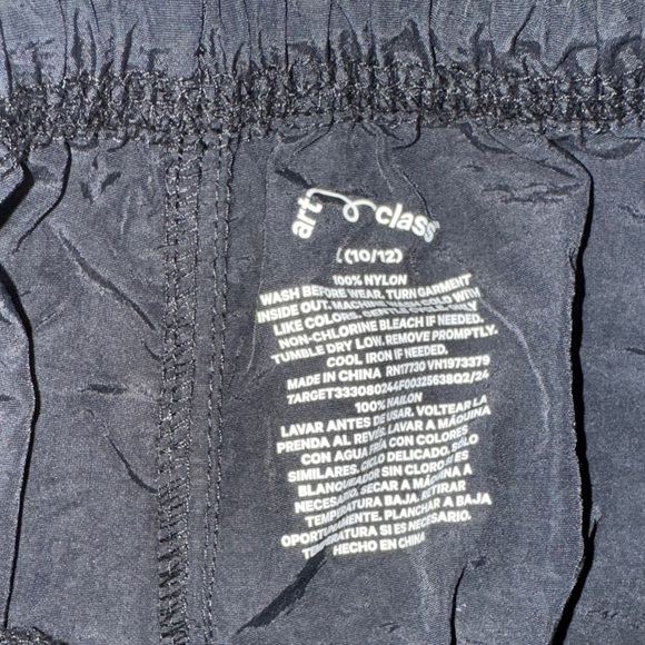 art class Kids Black Cargo Pants - Picture 4 of 5